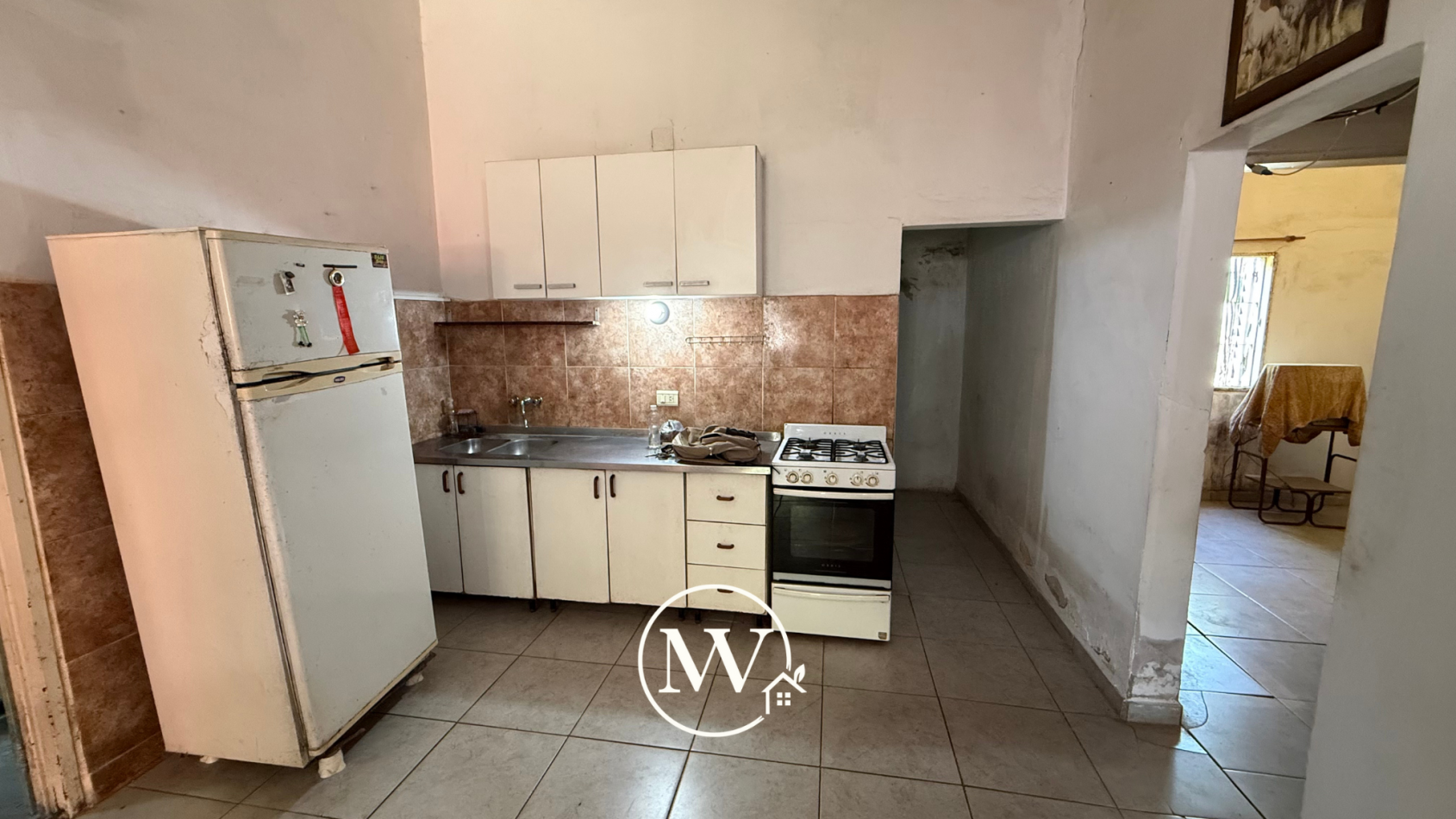 Casa Apta Credito en San Benito. 2 Dorm, fondo y cochera.